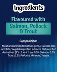 Felix Goody Bag Picnic Mix Adult Cat Treats Seaside Mix 8 x 60g Packs